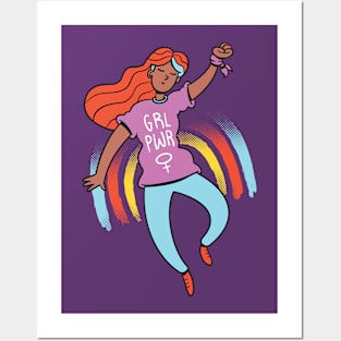 Feminist Girl Power Posters and Art